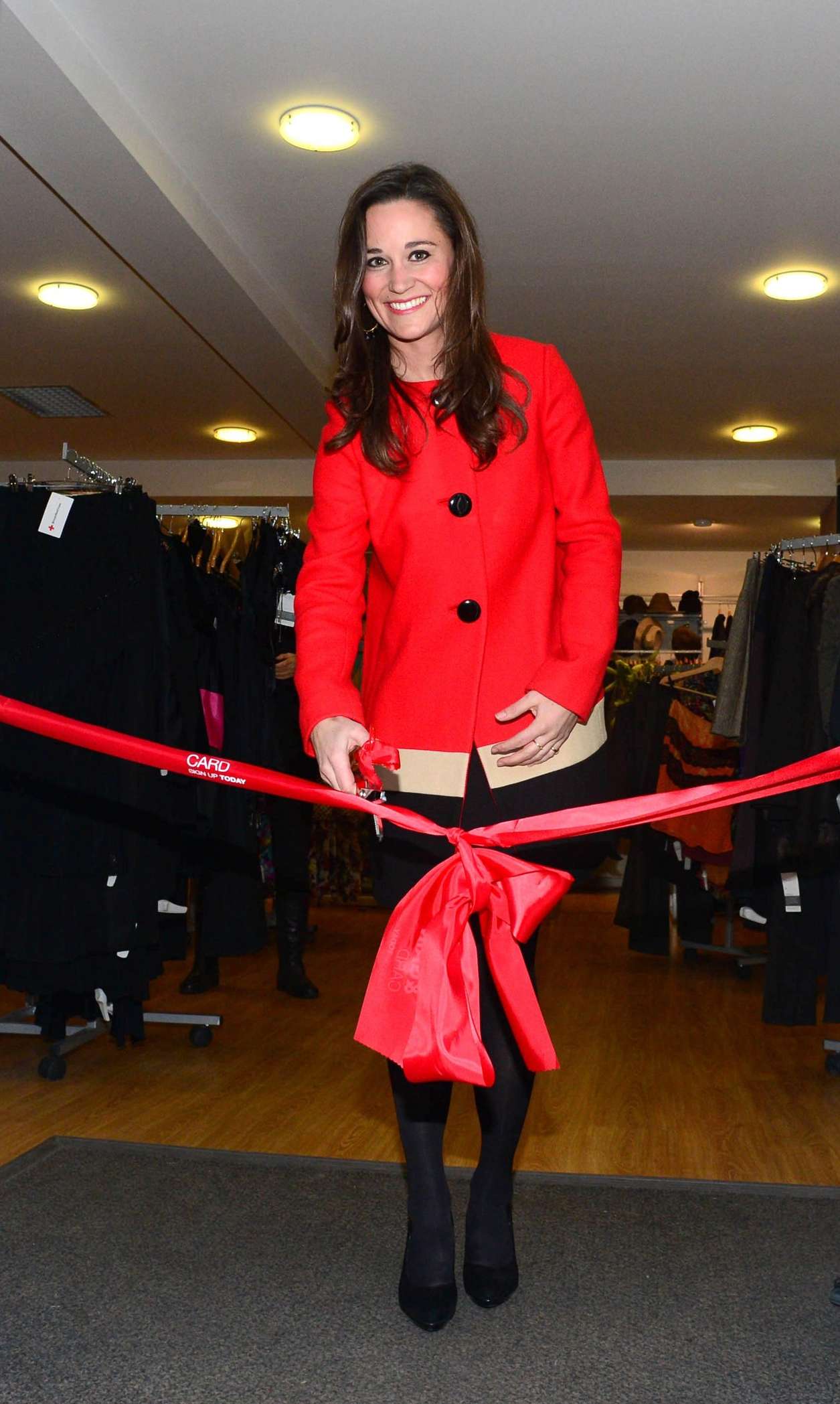 Pippa Middleton - Opens the Christmas designer sale at the Red Cross Shop In London